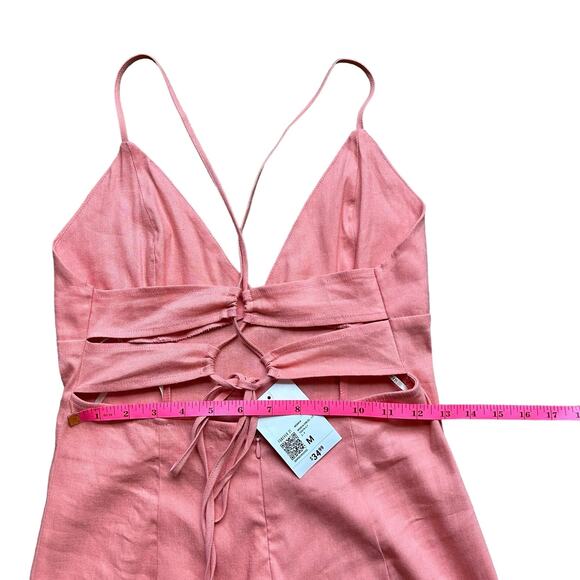 Summer wedding guest dress sexy maxi spaghetti strap open back - Picture 6 of 6